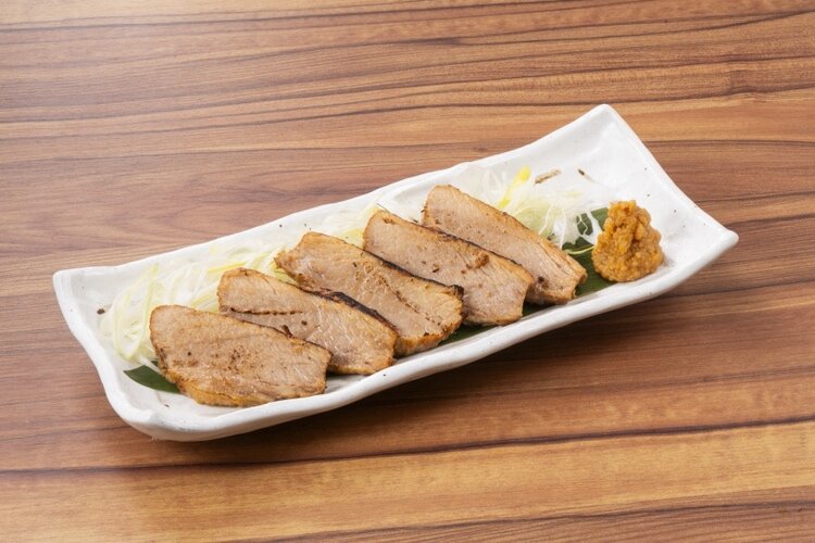 炙りチャーシュー~山わさび味噌添え~