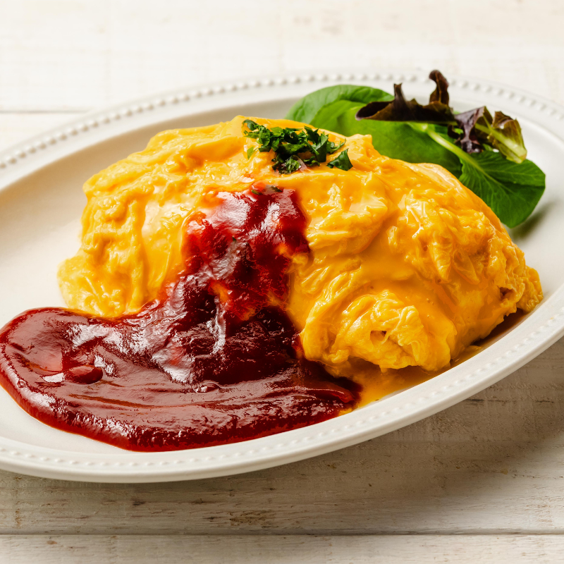 ふわっとろオムライス(ケチャップorデミグラスソース)