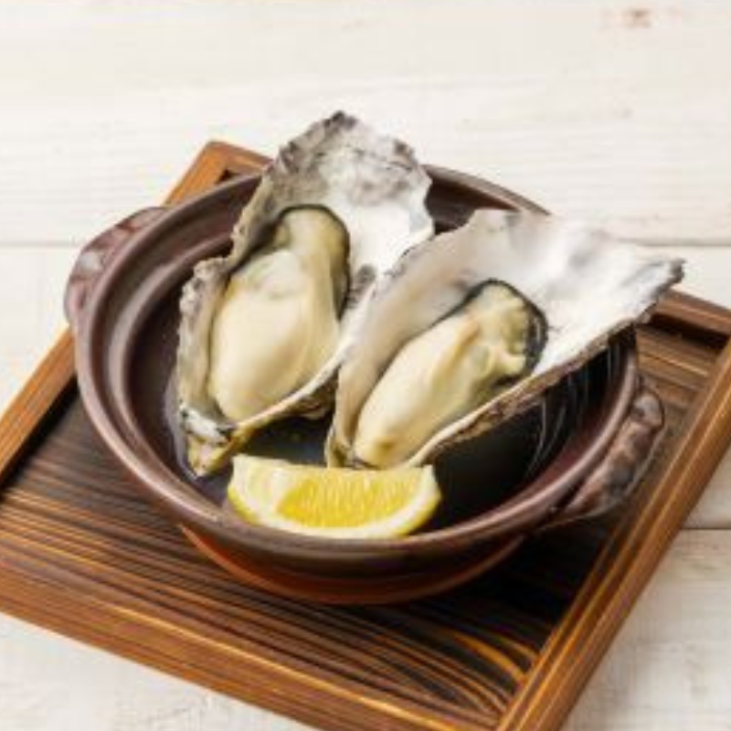 牡蠣の酒蒸し(2個)