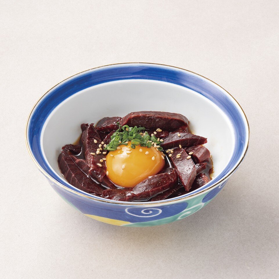 まぐろ茜身の旨辛卵