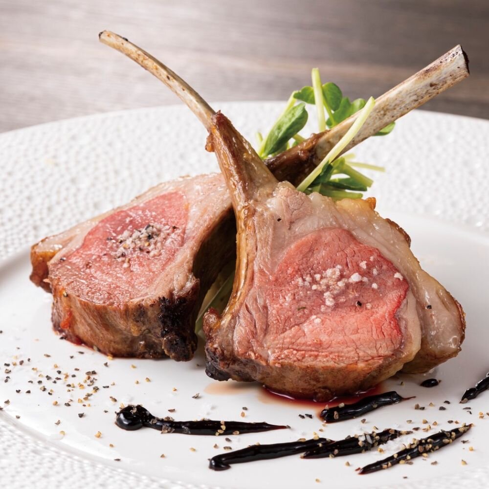 ラムチョップのグリル