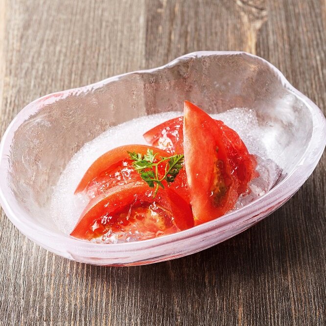 トマトのマリネ～対馬藻塩のジュレ～