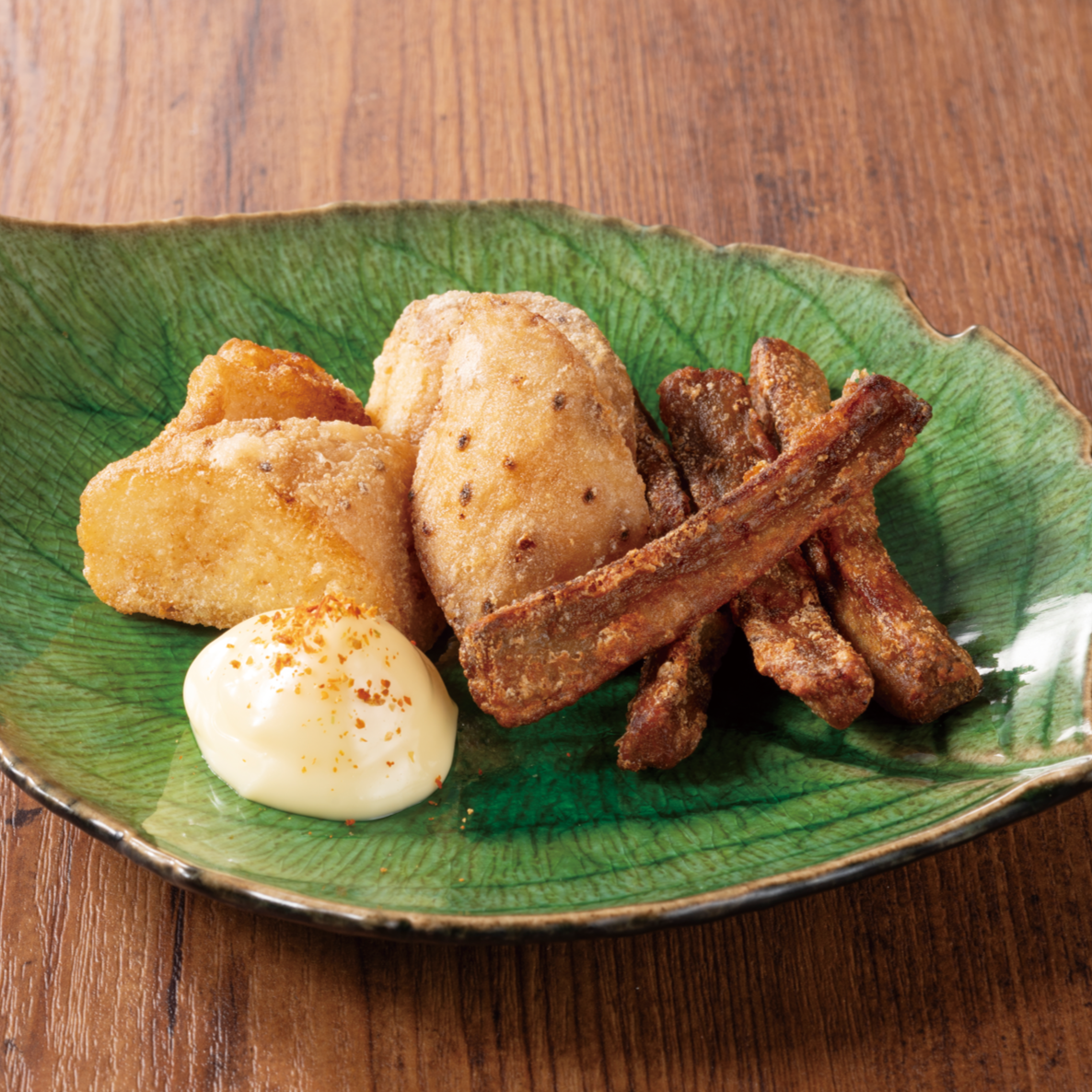 長芋と牛蒡の唐揚げ