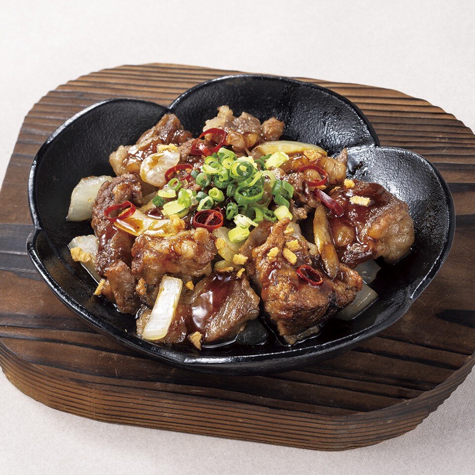 牛すじピリ辛炒め
