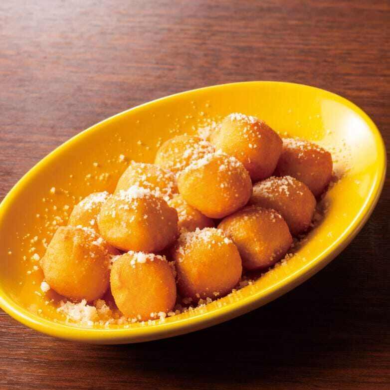 揚げニョキのアンチョビパルメザン