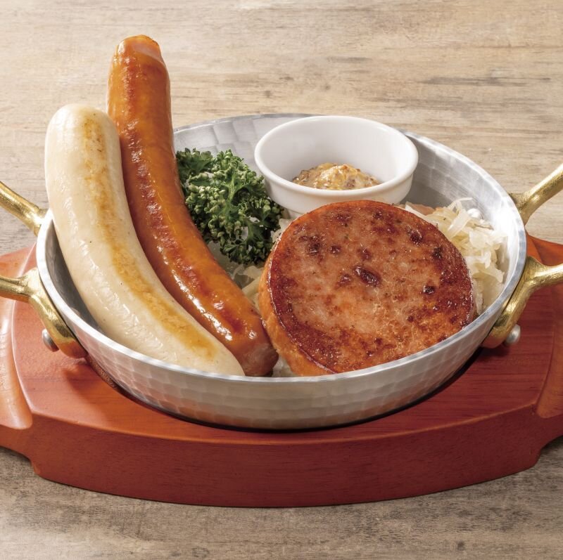 ソーセージ3種盛合せ