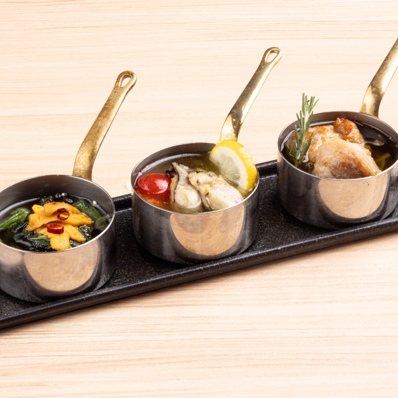 広島アヒージョの3種セット