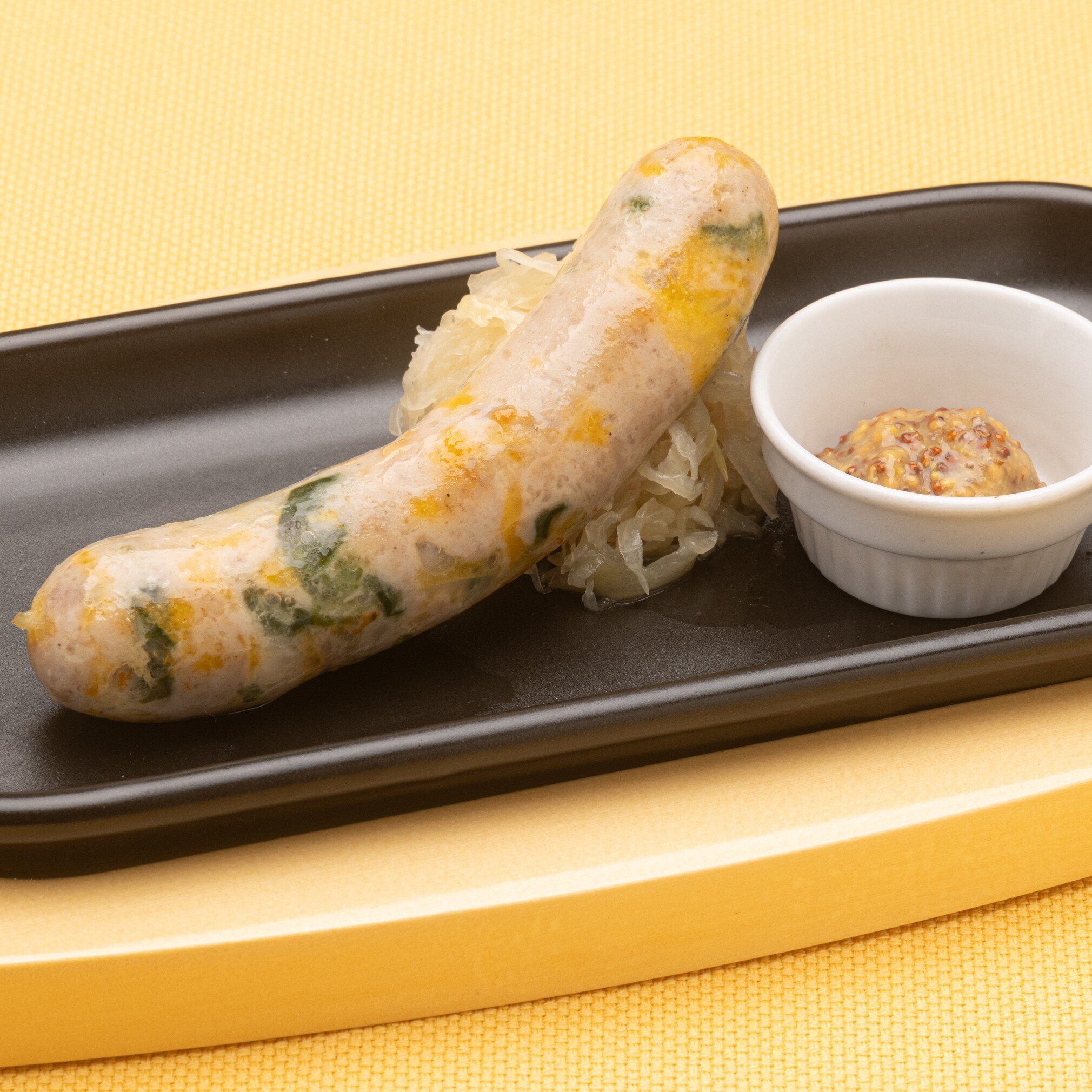 ほうれん草とチェダーチーズのソーセージ