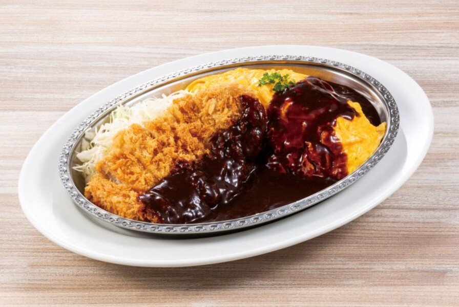 味噌とんオムライス