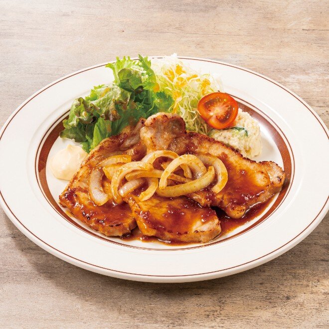 豚ロースの生姜焼き <ライスorパンorサラダ>