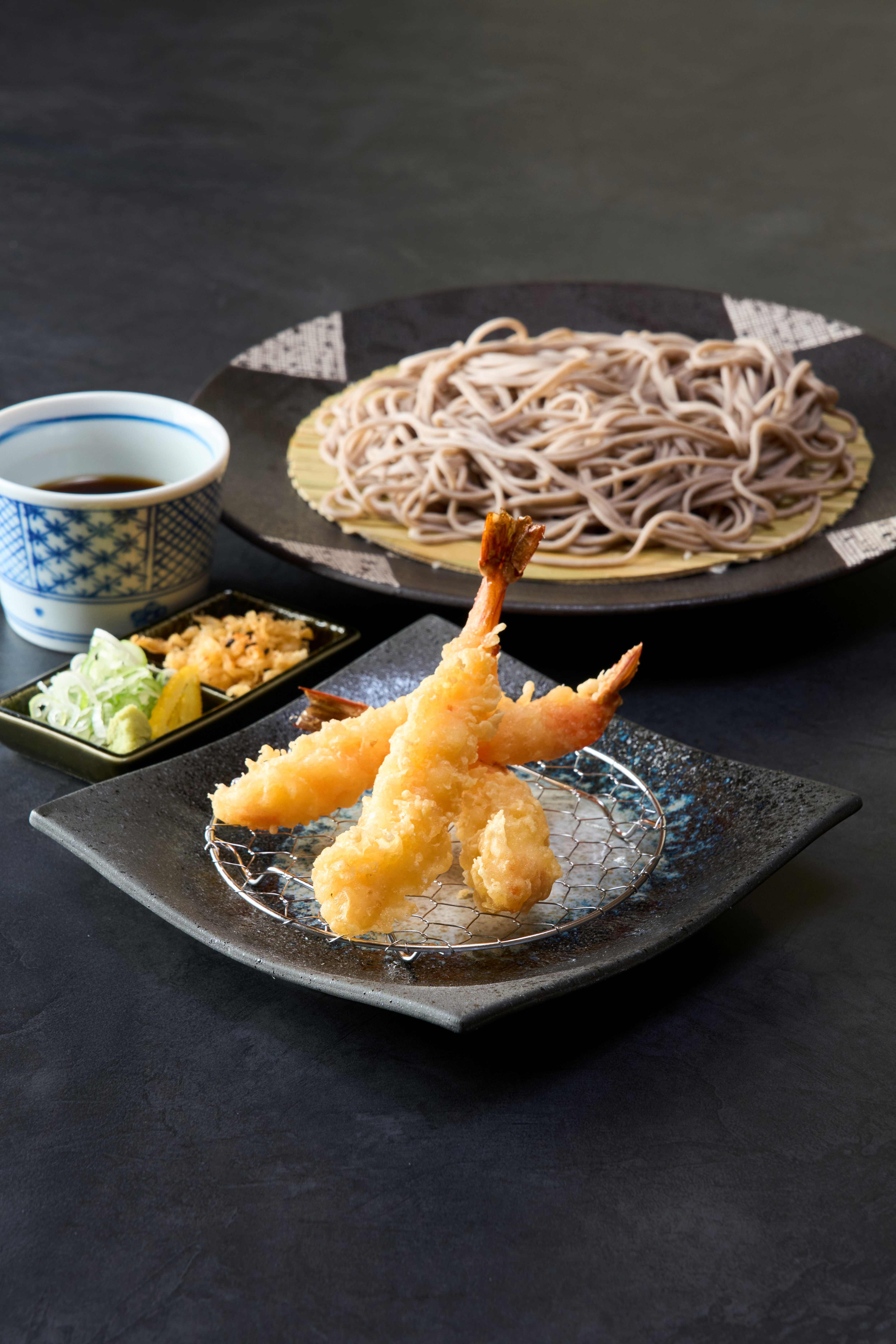 海老の天ぷら(せいろ)蕎麦