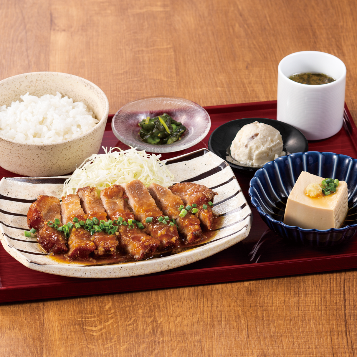 ポークステーキ御膳 ~ジンジャーソース~