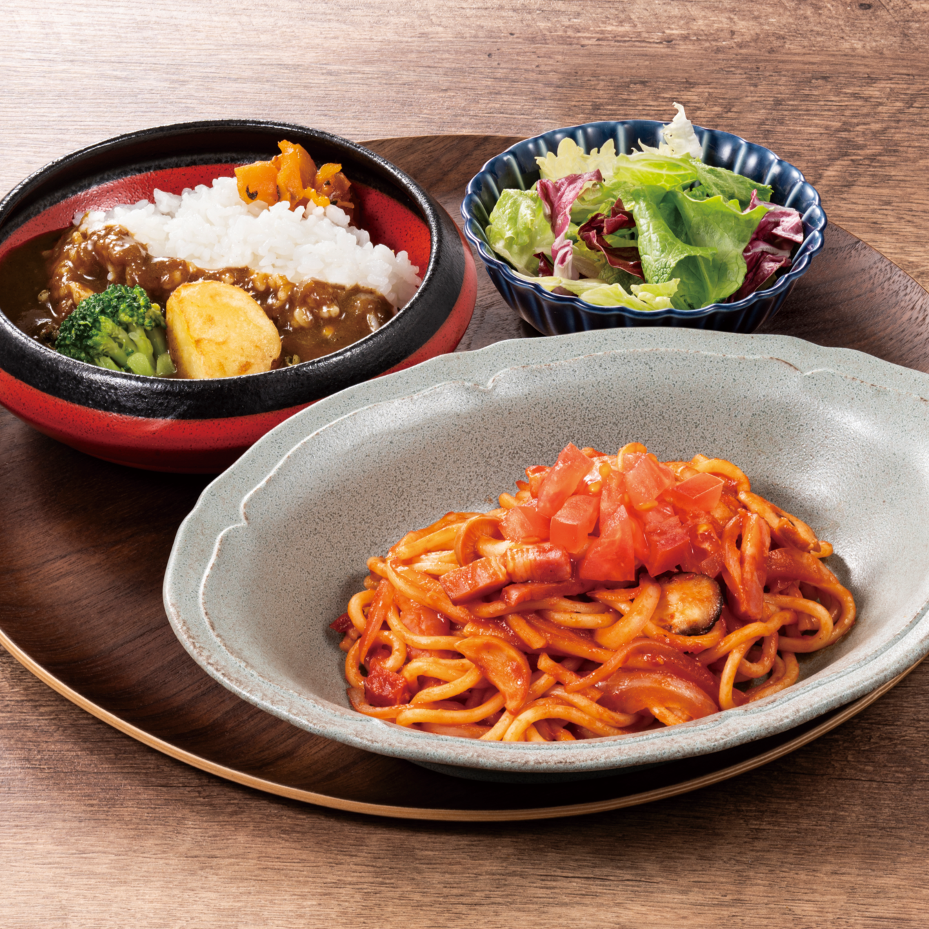 お好みパスタ&ミニスパイスカレー ~ミニサラダ付~