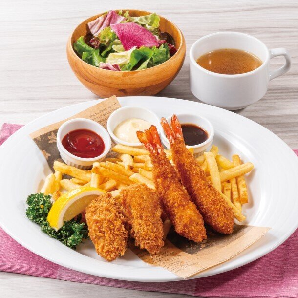 ミックスフライランチ