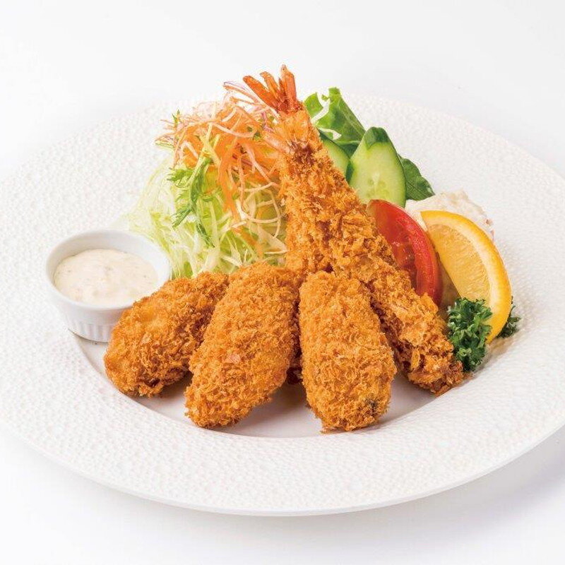 海老&牡蠣フライランチ