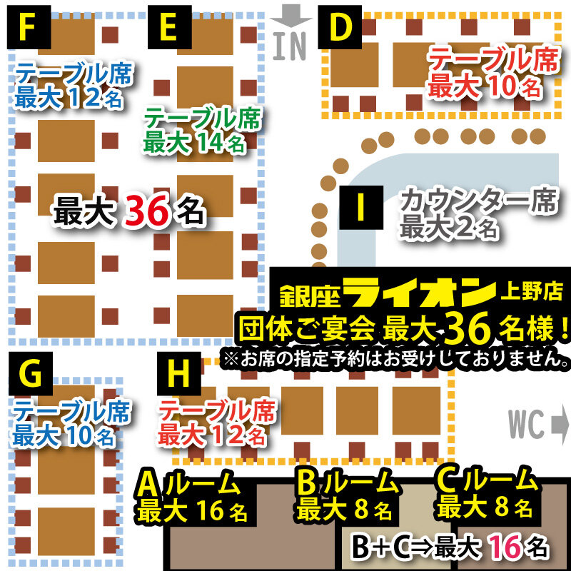 銀座ライオン 上野西郷会館店